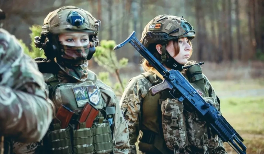 За два последних года доля женщин-офицеров в ВСУ выросла в пять раз