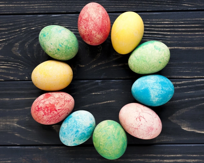 Символ Пасхи: как красиво и быстро покрасить яйца